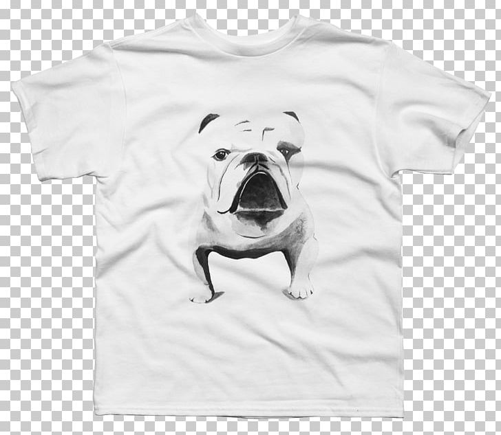 Long-sleeved T-shirt Hoodie Long-sleeved T-shirt PNG, Clipart, Black, Black And White, Boy, Bulldog, Carnivoran Free PNG Download