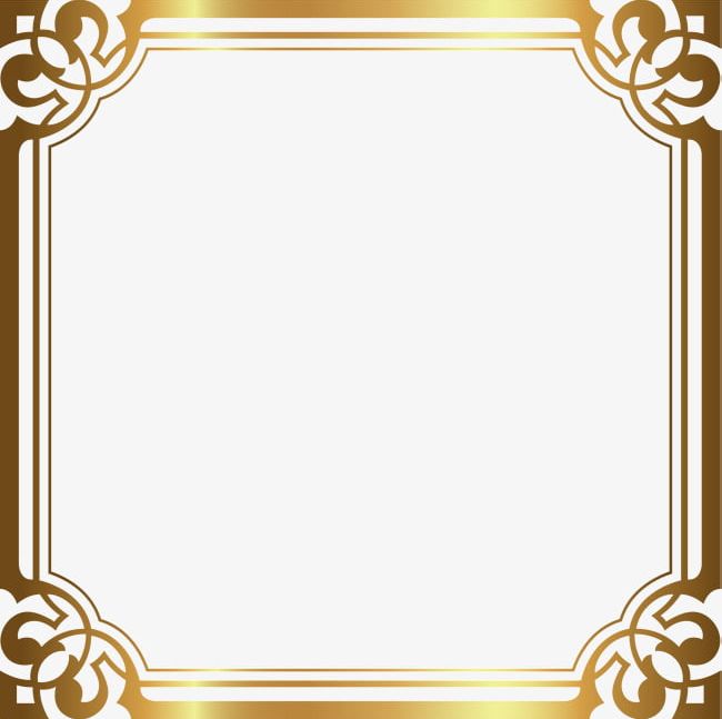 Luxury Gold Border PNG, Clipart, Arc, Border Clipart, Decorative, Decorative Pattern, Frame Free PNG Download