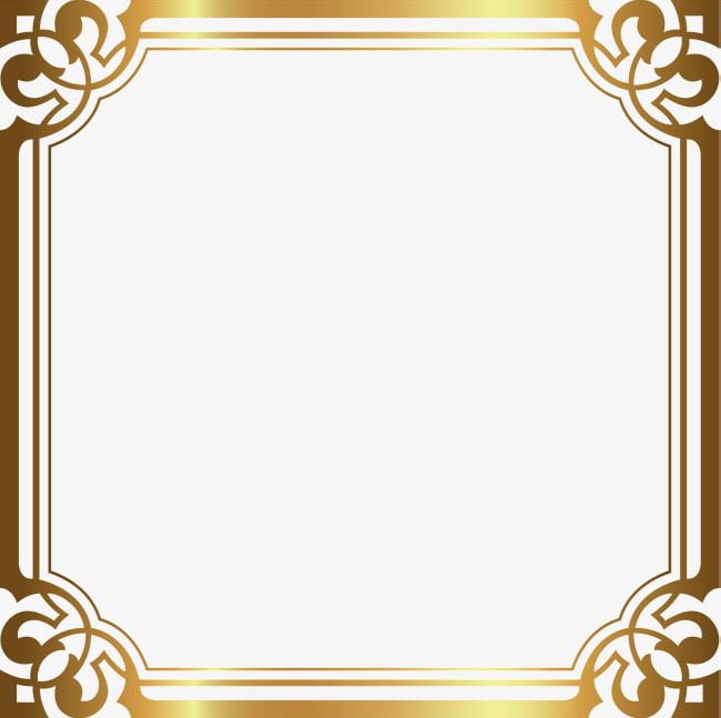 Luxury Gold Border Png Clipart Arc Border Clipart Decorative Decorative Pattern Frame Free Png Download