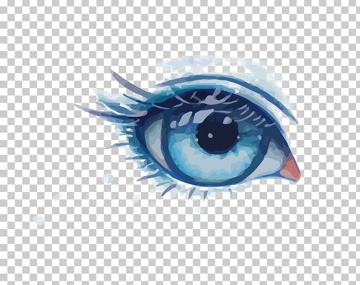 Eye Euclidean PNG, Clipart, Blue, Blue Abstract, Blue Background, Cartoon Eyes, Cartoon Hand Drawing Free PNG Download