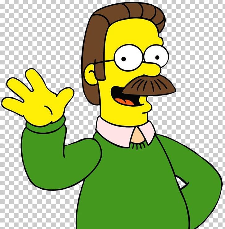 Ned Flanders The Simpsons: Tapped Out Homer Simpson Waylon Smithers Principal Skinner PNG, Clipart, Artwork, Beak, Bird, Character, Finger Free PNG Download