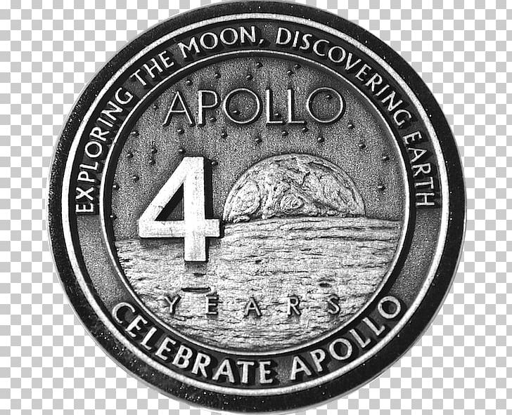 Apollo Program Apollo 13 Coin Medal NASA PNG, Clipart, Anniversary, Apollo, Apollo 13, Apollo Program, Black And White Free PNG Download