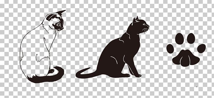 Black Cat Kitten PNG, Clipart, Animal, Animals, Black, Carnivoran, Cartoon Free PNG Download
