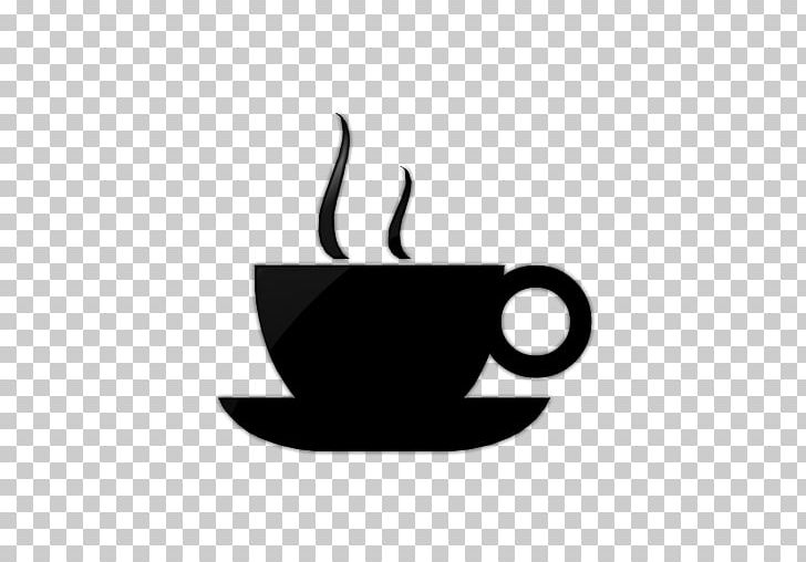 Coffee Cup Tea Cafe Computer Icons PNG, Clipart, Black, Black And White, Brand, Cafe, Coffee Free PNG Download