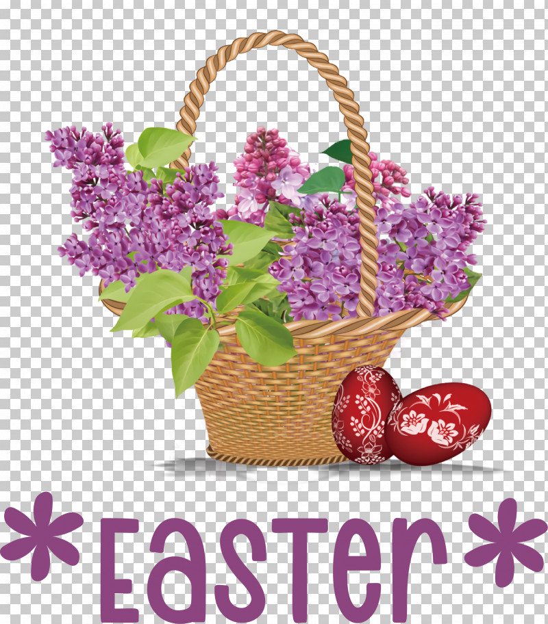 Easter Eggs Happy Easter PNG, Clipart, Basket, Common Lilac, Cut Flowers, Easter Eggs, Easter Lily Free PNG Download