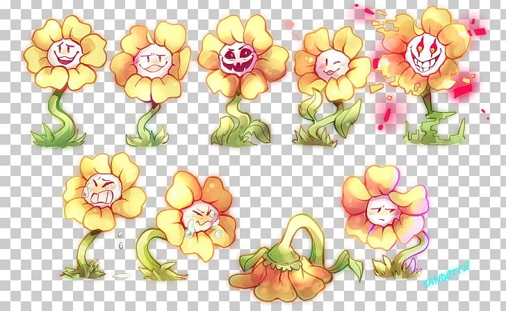 Flowey Undertale Floral Design Flower PNG, Clipart, Art, Body Jewelry, Character, Cut Flowers, Deviantart Free PNG Download