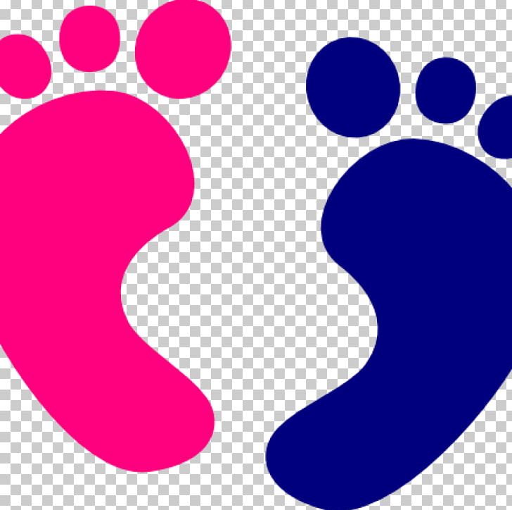 pink baby footprint clipart