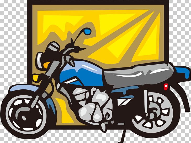 Motorcycle Accessories Car Yamaha Motor Company Motor Vehicle PNG, Clipart, Art, Cars, Cartoon, Cartoon Motorcycle, Creative Free PNG Download