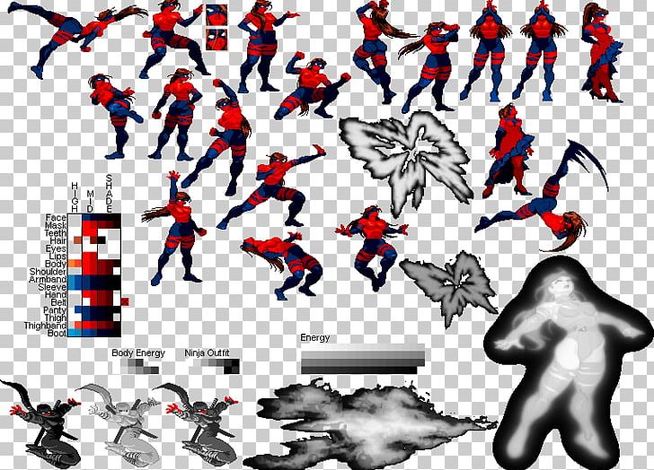 Psylocke Sprite Super Nintendo Entertainment System X-Men: Mutant Apocalypse Deadpool PNG, Clipart, Art, Batgirl, Character, Female, Fictional Character Free PNG Download