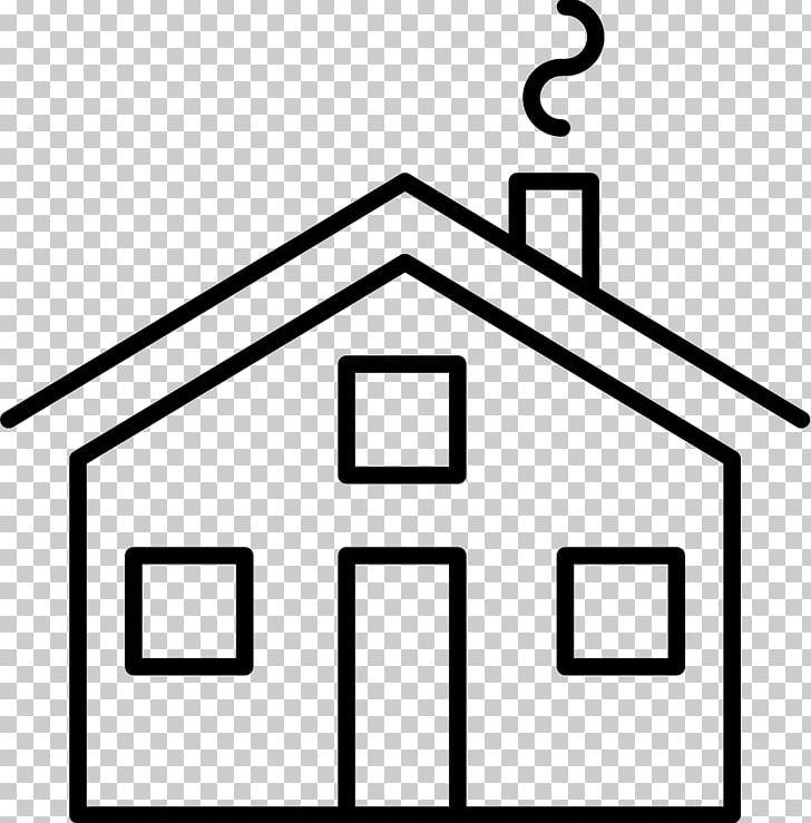 Computer Icons House Building PNG, Clipart, Angle, Area, Black And White, Building, Chimney Free PNG Download