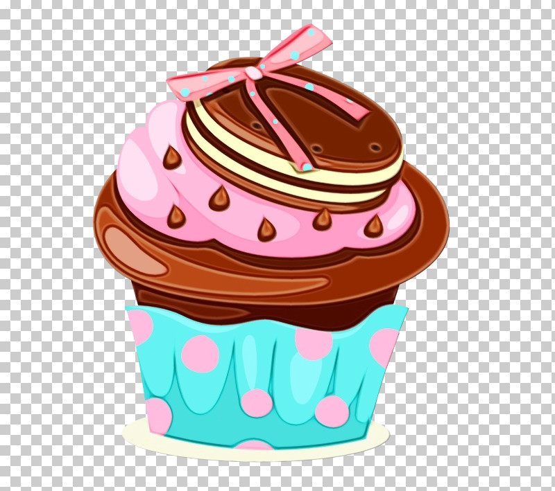 Buttercream Baking Cup Pink Cupcake Food PNG, Clipart, Baked Goods, Baking Cup, Buttercream, Cake, Cupcake Free PNG Download