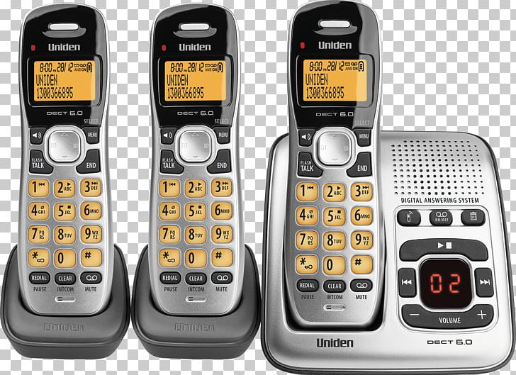 Digital Enhanced Cordless Telecommunications Cordless Telephone Uniden Home & Business Phones PNG, Clipart, Answering Machine, Answering Machines, Bluetooth, Caller Id, Electronic Device Free PNG Download