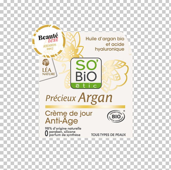 Anti-aging Cream Wrinkle SO'BiO étic Précieux Argan Crème De Jour Anti-Âge Argan Oil PNG, Clipart,  Free PNG Download