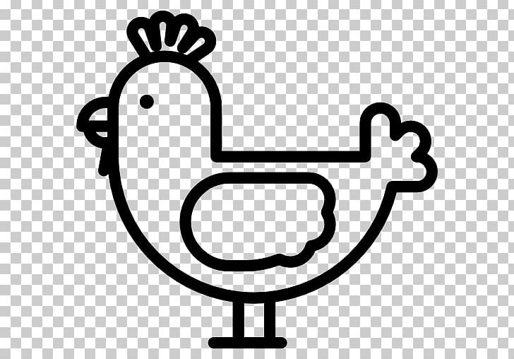 Chicken Computer Icons PNG, Clipart, Animals, Area, Beak, Bird, Black And White Free PNG Download