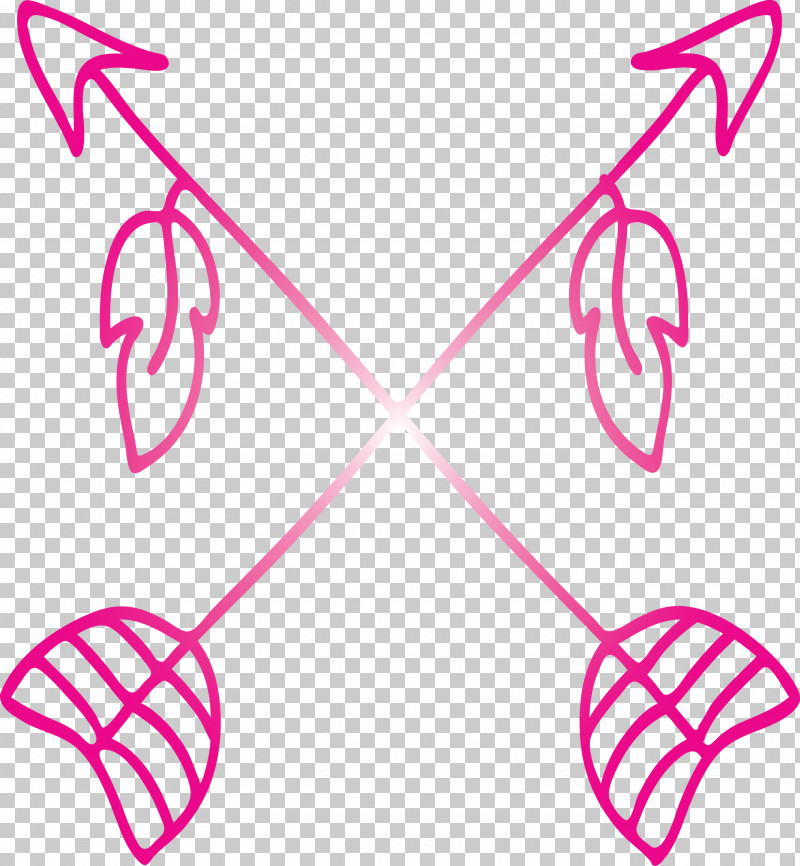 Boho Arrow PNG, Clipart, Boho Arrow, Line, Line Art, Magenta, Pink Free PNG Download