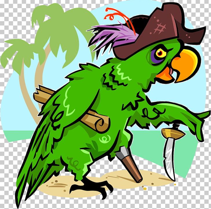 Bird Cockatoo Pirate Parrot Piracy Cartoon PNG, Clipart, Animals, Art, Artwork, Beak, Bird Free PNG Download