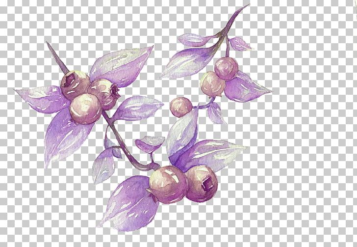 Watercolor Painting Blueberry Illustration PNG, Clipart, Creative Work, Download, Encapsulated Postscript, Floral Design, Flower Free PNG Download