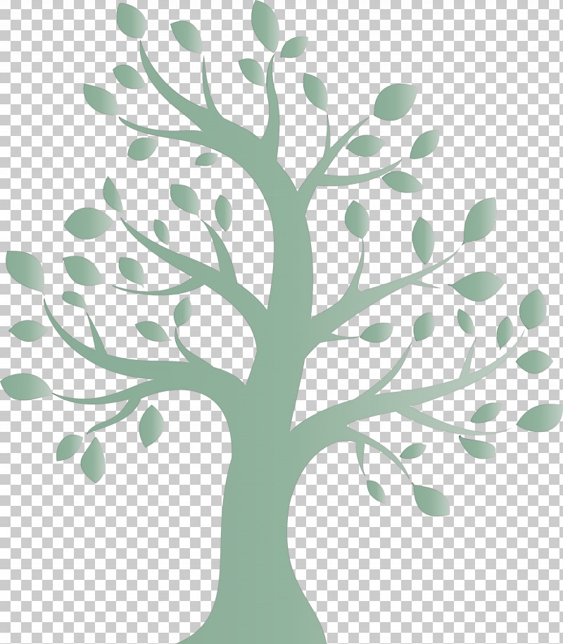 Green Tree Leaf Branch Plant PNG, Clipart, Abstract Tree, Branch, Cartoon Tree, Flower, Green Free PNG Download