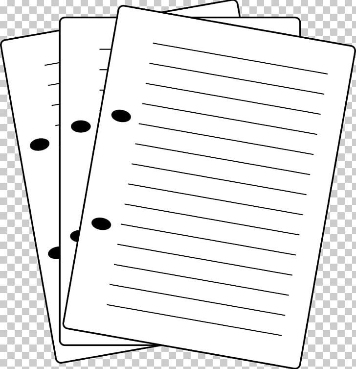 Paper Post-it Note Loose Leaf Notebook PNG, Clipart, Angle, Area, Black, Black And White, Book Paper Free PNG Download