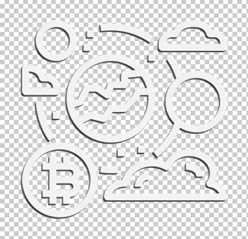 Global Icon Bitcoin Icon Network Icon PNG, Clipart, Bitcoin Icon, Blackandwhite, Circle, Emblem, Global Icon Free PNG Download