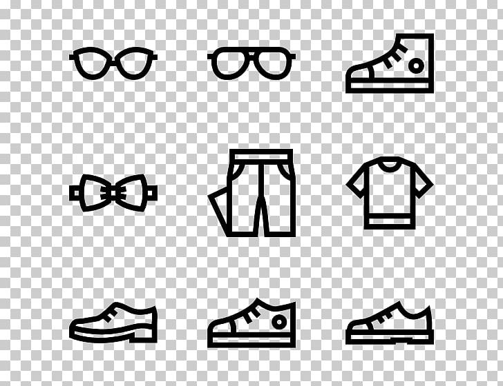 Clothing Fashion Computer Icons Shoe PNG, Clipart, Angle, Area, Black, Black And White, Brand Free PNG Download