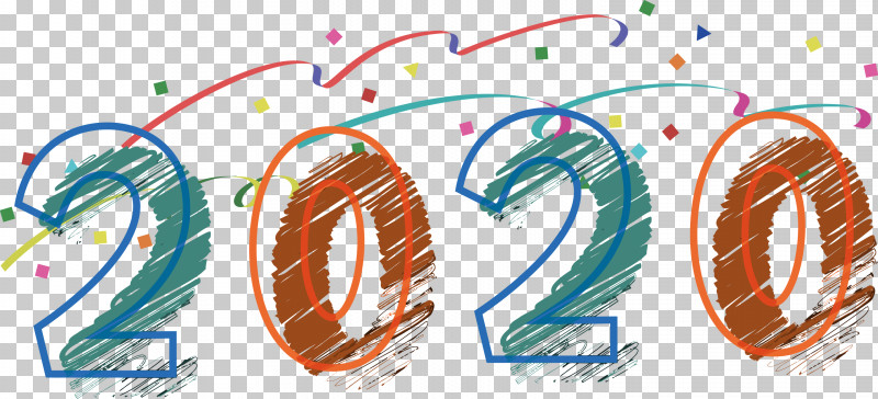 Happy New Year 2020 PNG, Clipart, Circle, Happy New Year 2020, Line Free PNG Download