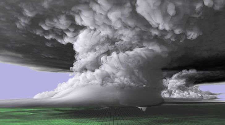 Tornado Supercomputer Thunderstorm Meteorology Simulation PNG, Clipart, Atmosphere, Cloud, Cumulus, Enhanced Fujita Scale, Geological Phenomenon Free PNG Download
