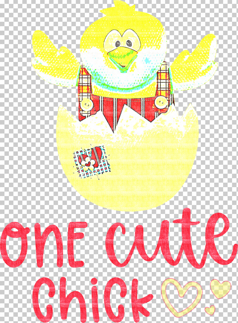 One Cute Chick Easter Day Happy Easter PNG, Clipart, Character, Easter Day, Emoticon, Geometry, Happiness Free PNG Download