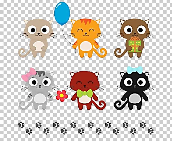 Kitten Cat Cartoon PNG, Clipart, Animal, Animal Footprint, Animals, Artwork, Balloon Cartoon Free PNG Download