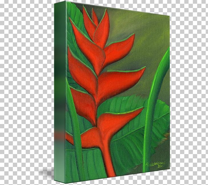 Lobster-claws Acrylic Paint Modern Art Acrylic Resin PNG, Clipart, Acrylic Paint, Acrylic Resin, Art, Flower, Heliconia Free PNG Download