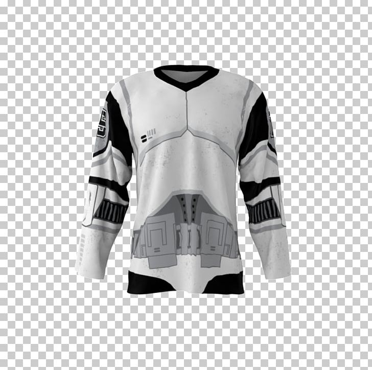 Hockey Jersey Sweater National Hockey League Stormtrooper PNG, Clipart, Baseball Uniform, Black, Clothing, Fantasy, Hockey Free PNG Download