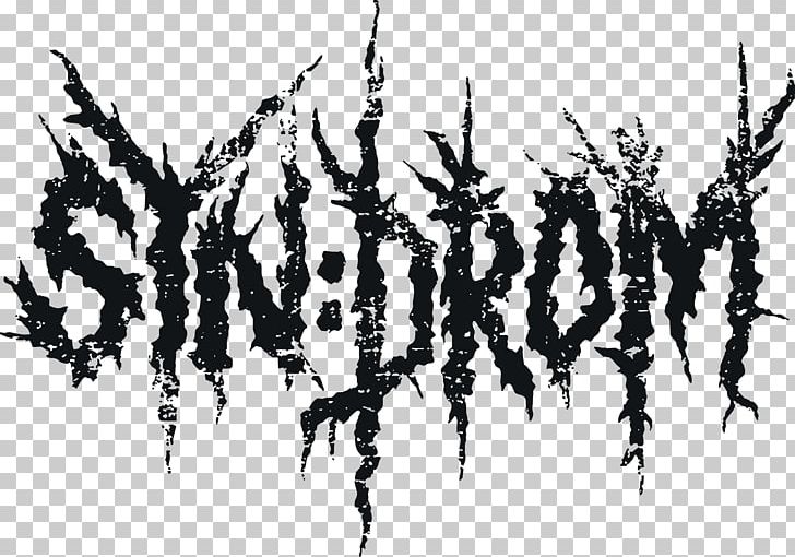 SYN:DROM Logo Heavy Metal Death Metal Iconoclasm PNG, Clipart, Album, Black And White, Black Metal, Branch, Computer Wallpaper Free PNG Download