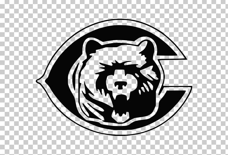 Logos And Uniforms Of The Chicago Bears Sticker NFL Decal PNG, Clipart, Black, Bumper Sticker, Carnivoran, Cat Like Mammal, Dog Like Mammal Free PNG Download