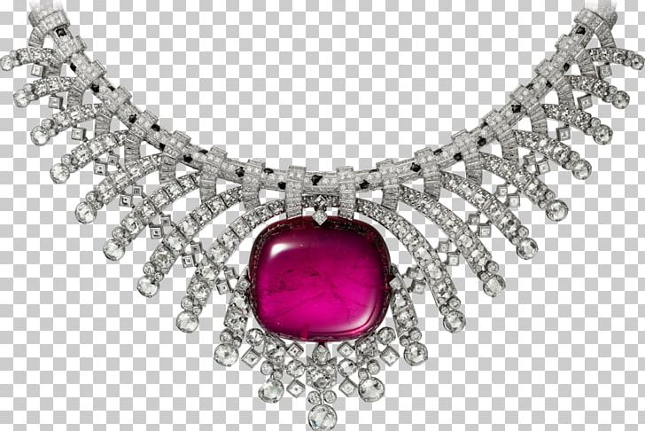 Ruby Necklace Jewellery Cartier Diamond PNG, Clipart, Bitxi, Body Jewelry, Bracelet, Brilliant, Cabochon Free PNG Download