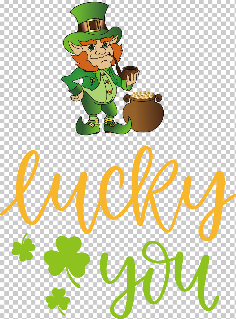 Lucky You Patricks Day Saint Patrick PNG, Clipart, Animation, Cartoon, Character, Drawing, Duende Free PNG Download