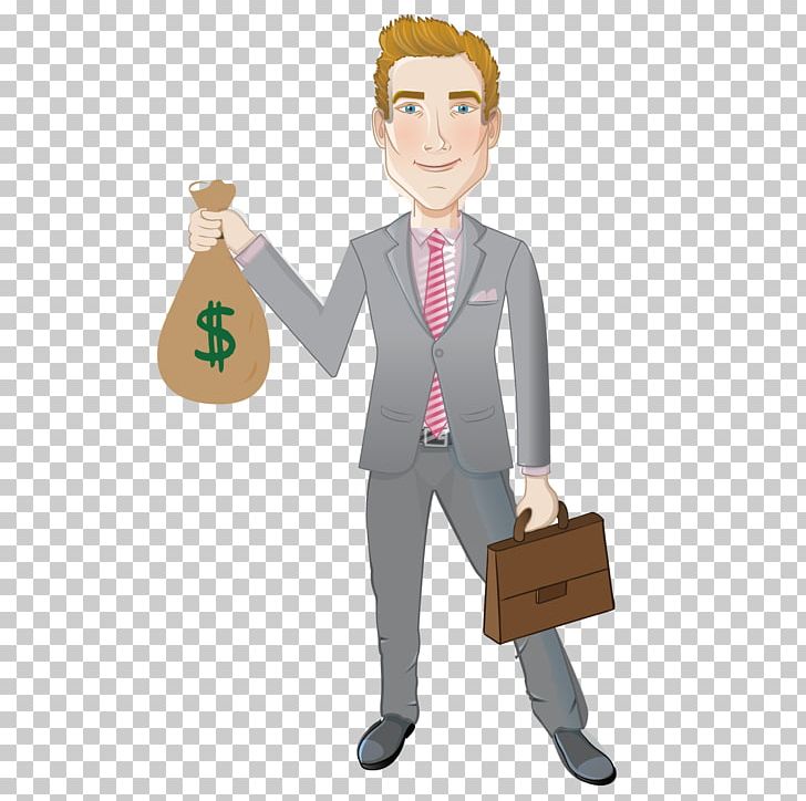 Cartoon Businessperson PNG, Clipart, Business, Businessman, Businessman Vector, Coin, Coin Vector Free PNG Download