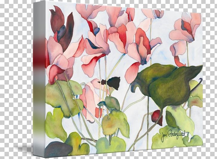 Floral Design Watercolor Painting Still Life Acrylic Paint Art PNG, Clipart, Acrylic Paint, Acrylic Resin, Art, Artwork, Cyclamen Free PNG Download