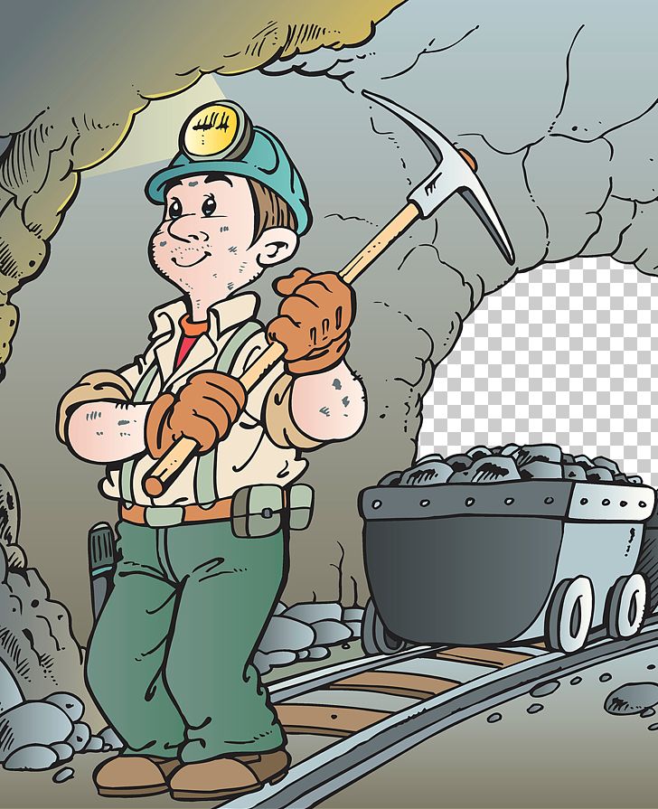 Mining Miner Illustration PNG, Clipart, Art, Bottled Mineral Water, Cartoon, Coal, Coal Mine Free PNG Download