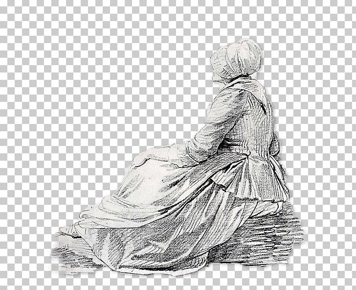 Dress Petticoat Clothing Sleeve Jacket PNG, Clipart, Apron, Artwork, Black And White, Cap, Clothing Free PNG Download