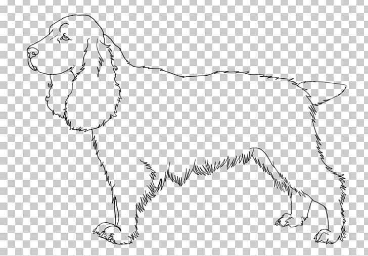 Dog Breed Puppy Field Spaniel English Springer Spaniel Welsh Springer Spaniel PNG, Clipart, Animal Figure, Animals, Artwork, Black And White, Breed Free PNG Download
