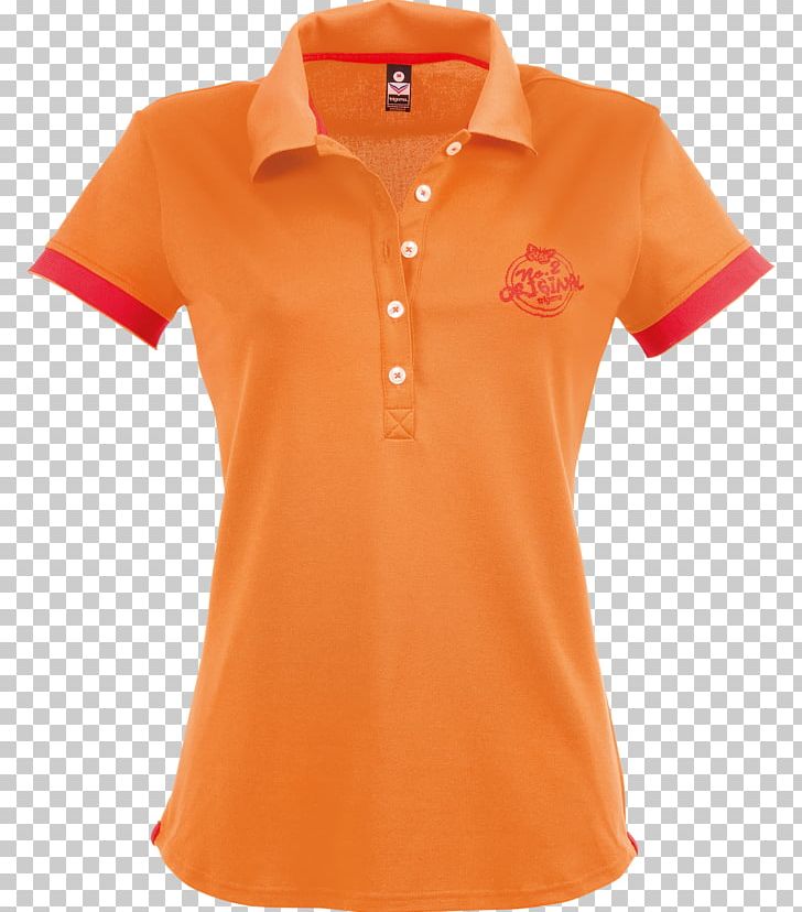 Polo Shirt Tennis Polo Collar Sleeve PNG, Clipart, Collar, Orange, Polo ...
