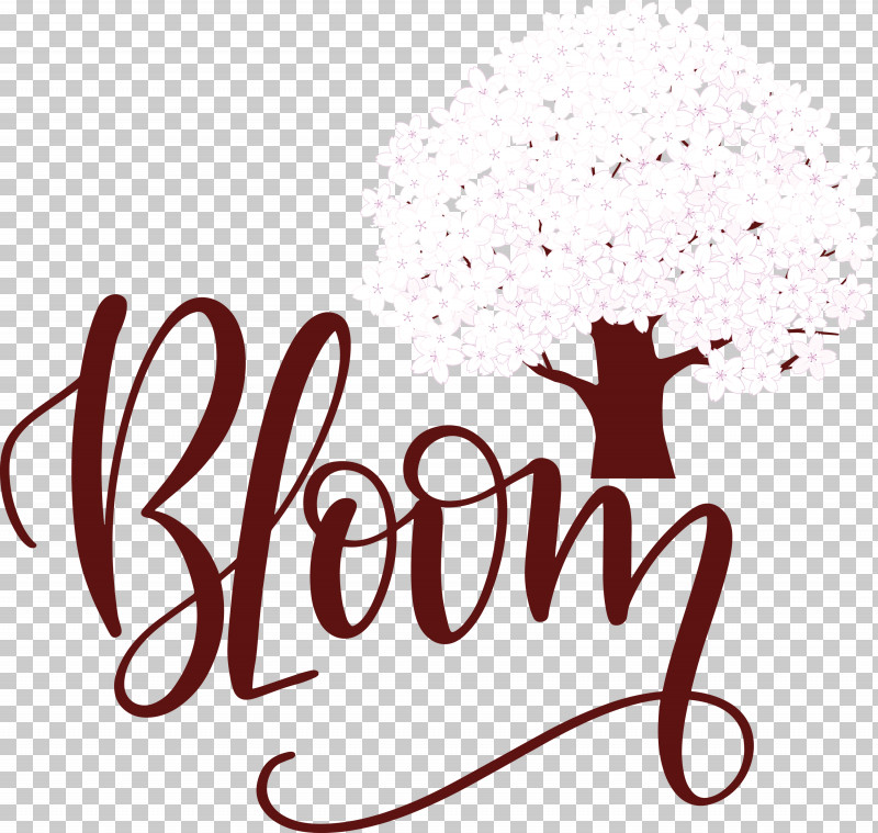 Bloom Spring PNG, Clipart, Baby Shower, Bloom, Calligraphy, Infant, Logo Free PNG Download