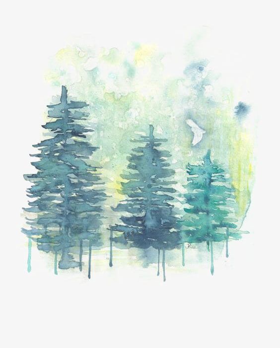 Watercolor Woods PNG, Clipart, Grove, Ink, Ink Woods, Mountains, Pine Free PNG Download