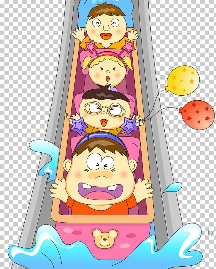 Amusement Park Cartoon Play Illustration PNG, Clipart, Animated Cartoon, Are Vector, Chil, Child, Children Free PNG Download