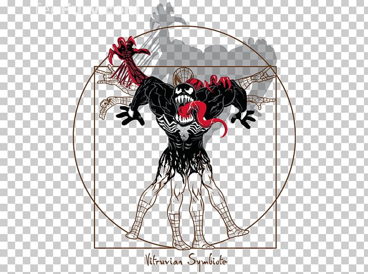 Venom Miles Morales Vitruvian Man T-shirt Symbiote PNG, Clipart, Art, Carnage, Comic Book, Comics, Fictional Character Free PNG Download