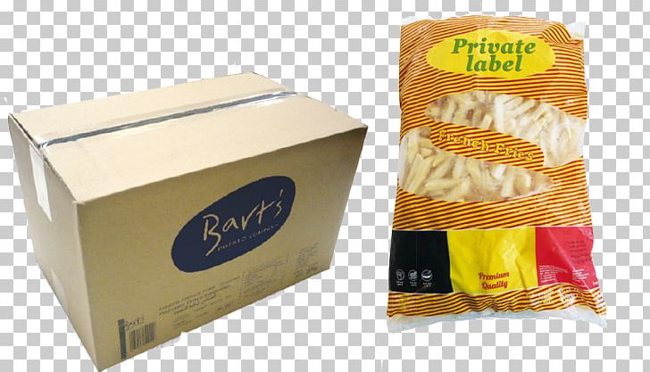 Box Packaging And Labeling French Fries Carton Ingredient Png