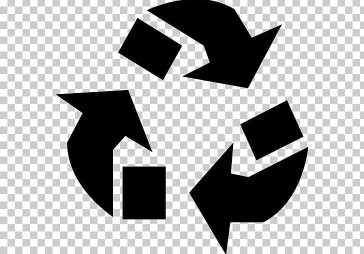 Recycling Symbol Arrow Computer Icons Triangle PNG, Clipart, Angle, Area, Arrow, Black, Black And White Free PNG Download