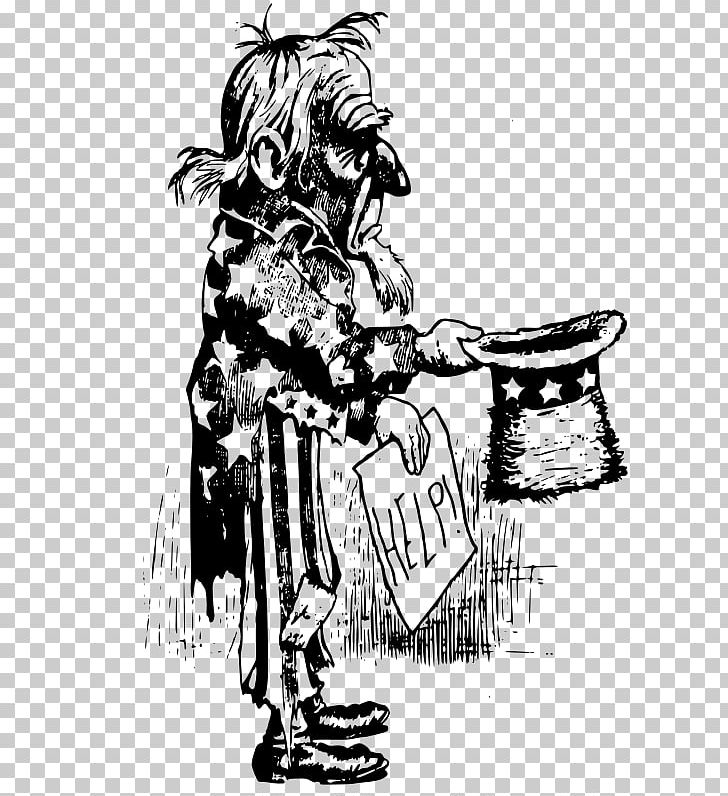Uncle Sam United States PNG, Clipart, Art, Begging, Black And White, Cartoon, Comics Artist Free PNG Download