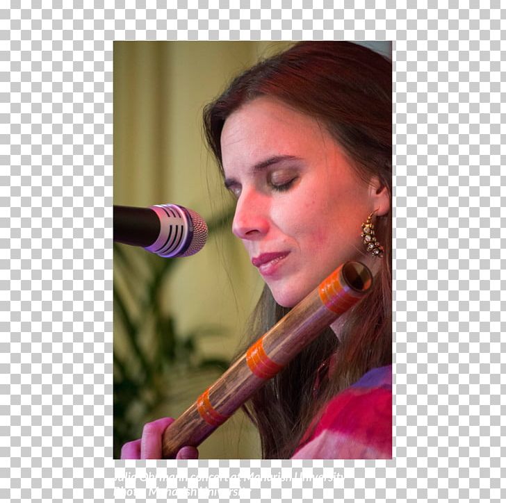 Concert Musician Julia Ohrmann Bansuri Microphone PNG, Clipart, Bansuri, Brown Hair, Cheek, Chin, Concert Free PNG Download