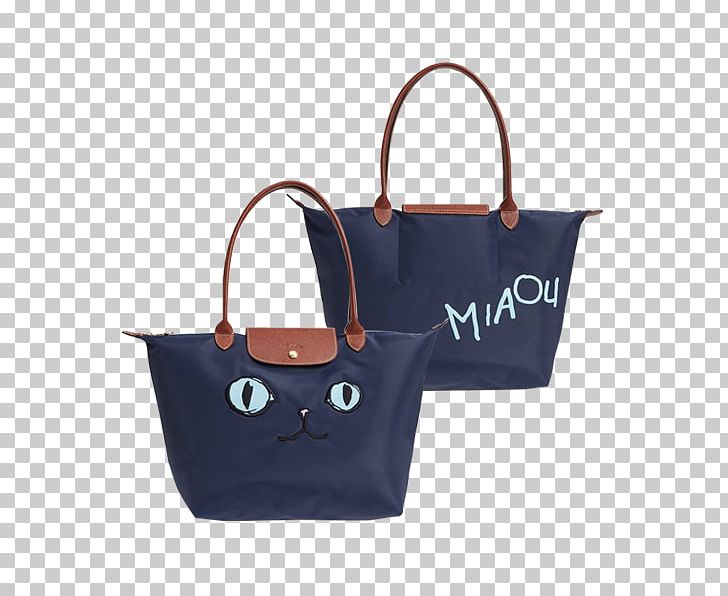 Tote Bag Pliage Longchamp Cat PNG, Clipart, Accessories, Bag, Brand, Cat, Electric Blue Free PNG Download